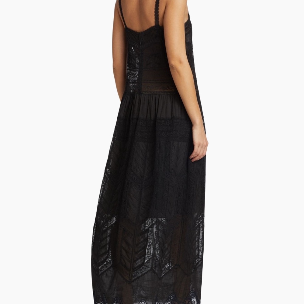 Chic Black Lace Maxi Dress size ZIMMERMANN 3 - Picture 4 of 4